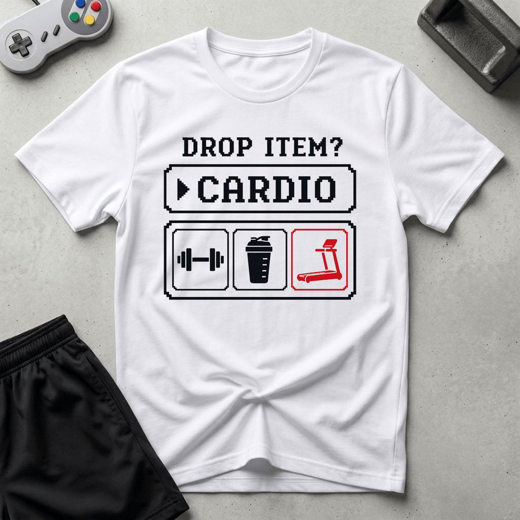 Drop Item Cardio T-Shirt - White