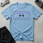 Dumbbells of Gains T-Shirt - Light Blue