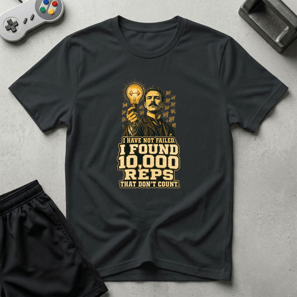Edison 10000 Reps T-Shirt - Black
