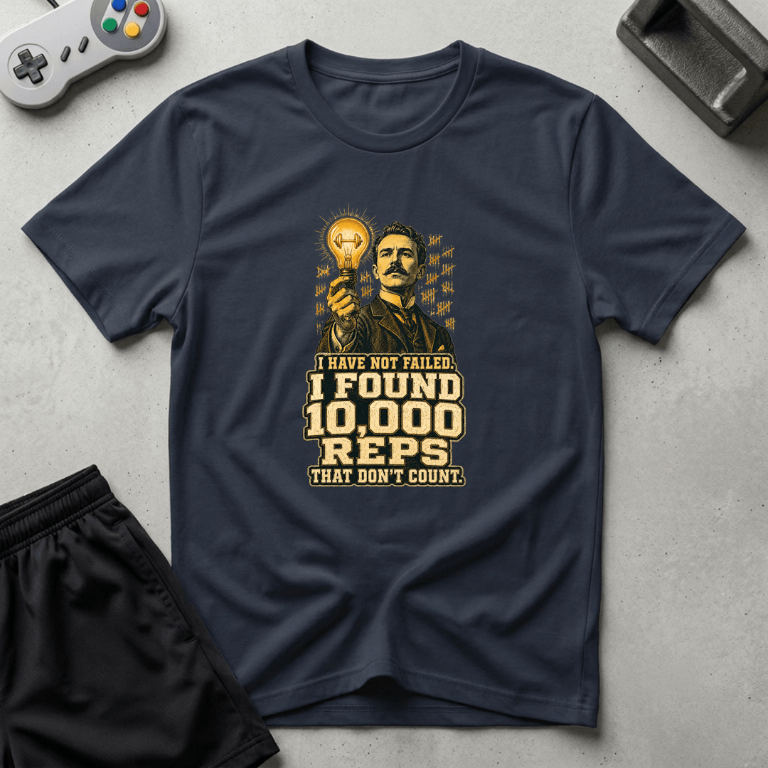 Edison 10000 Reps T-Shirt - Navy