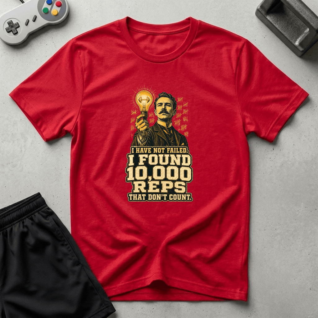 Edison 10000 Reps T-Shirt - Red