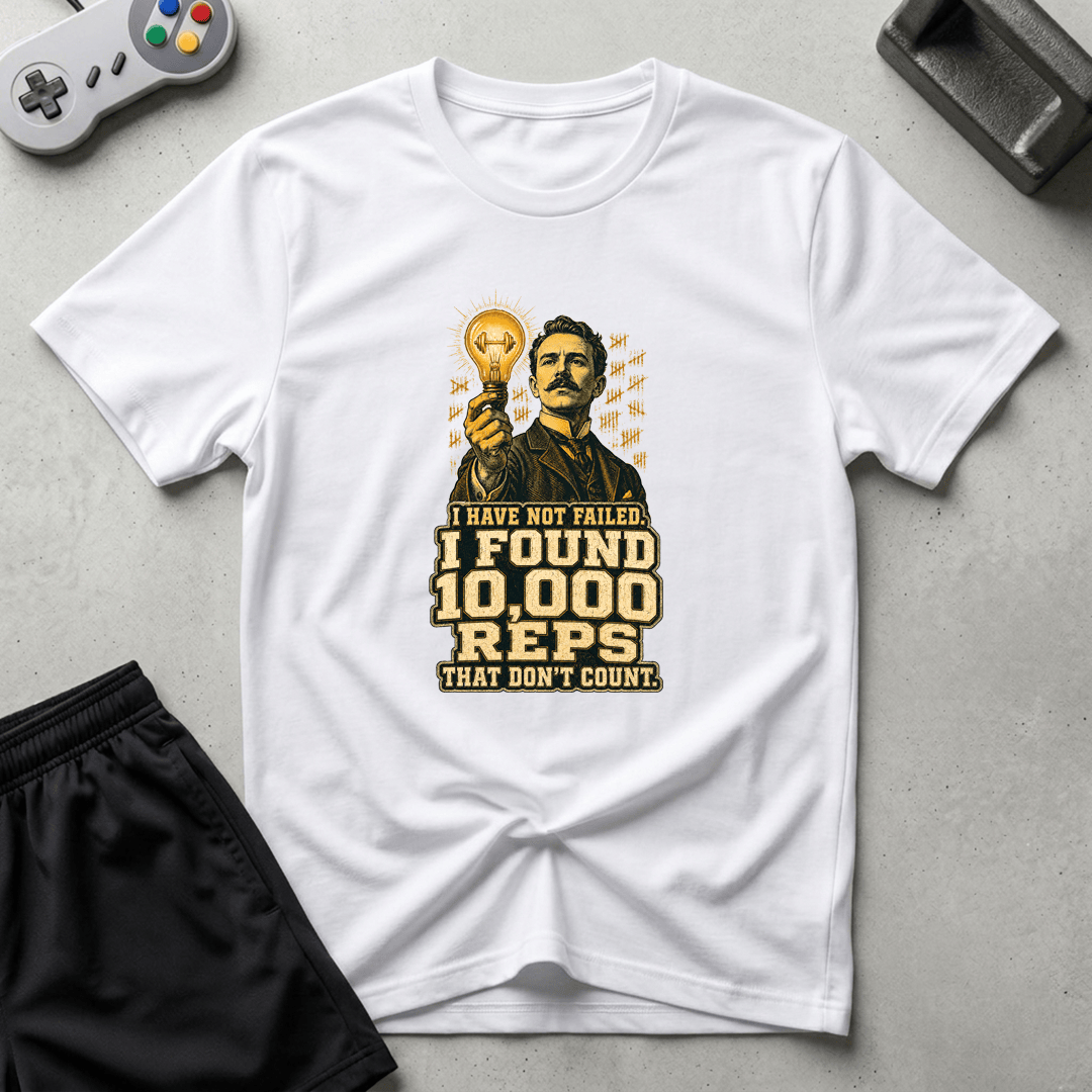 Edison 10000 Reps T-Shirt - White