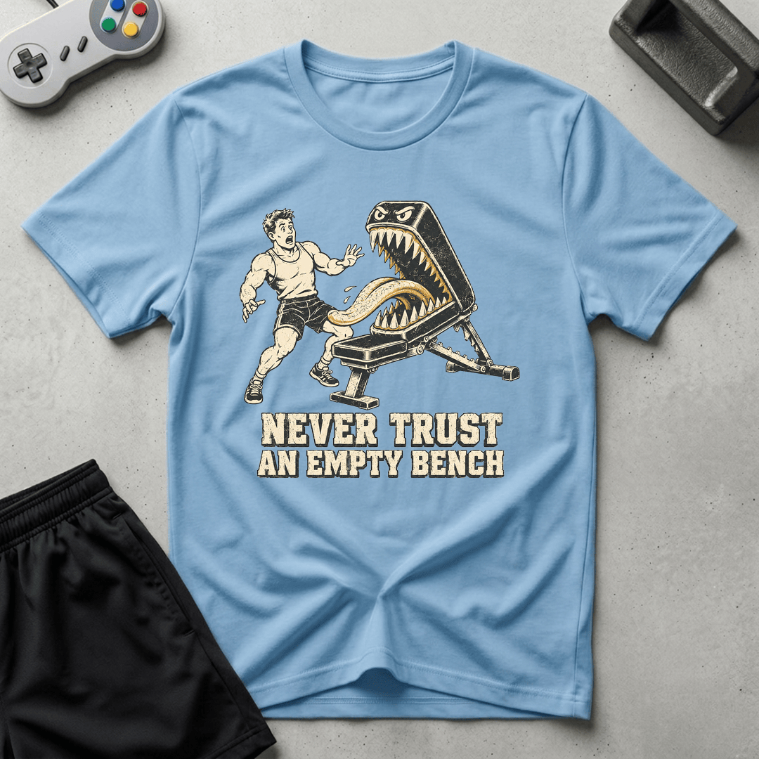 Empty Bench Mimic T-Shirt - Light Blue