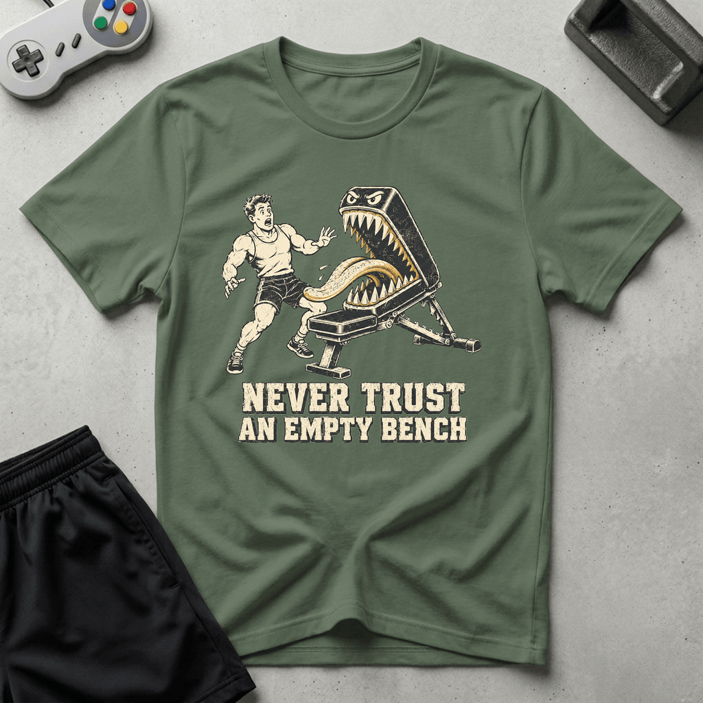 Empty Bench Mimic T-Shirt - Military Green