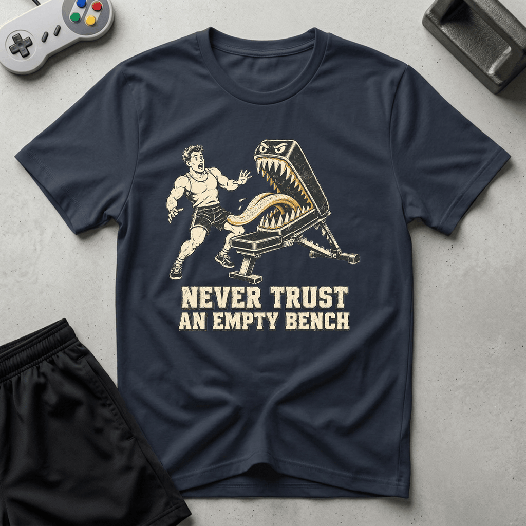 Empty Bench Mimic T-Shirt - Navy