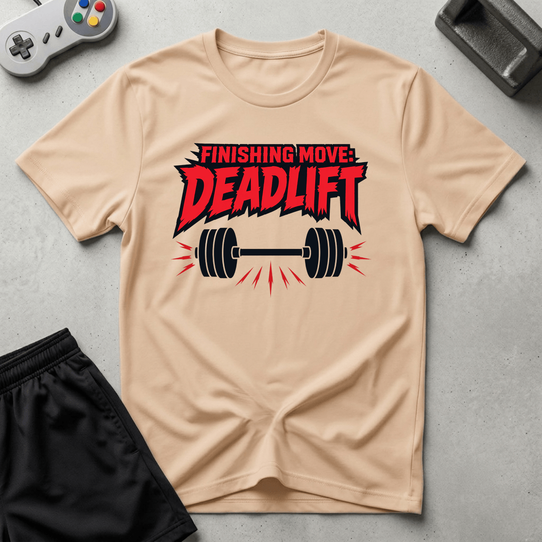 Finishing Move Deadlift T-Shirt - Natural