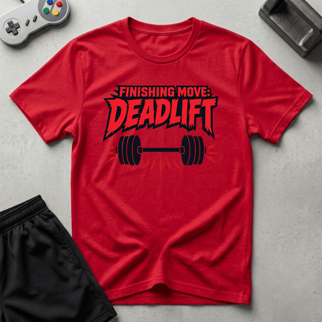 Finishing Move Deadlift T-Shirt - Red