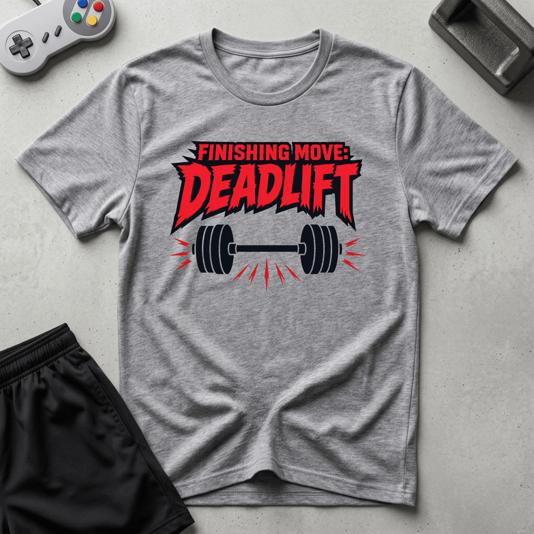 Finishing Move Deadlift T-Shirt - Sport Grey
