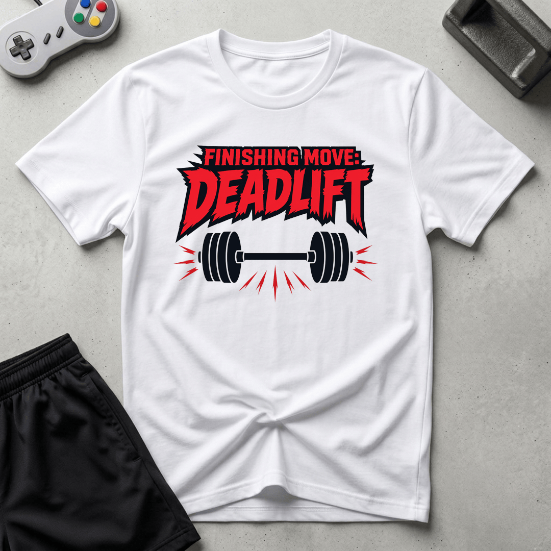 Finishing Move Deadlift T-Shirt - White