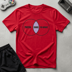 Fitness Venn Diagram T-Shirt - Red