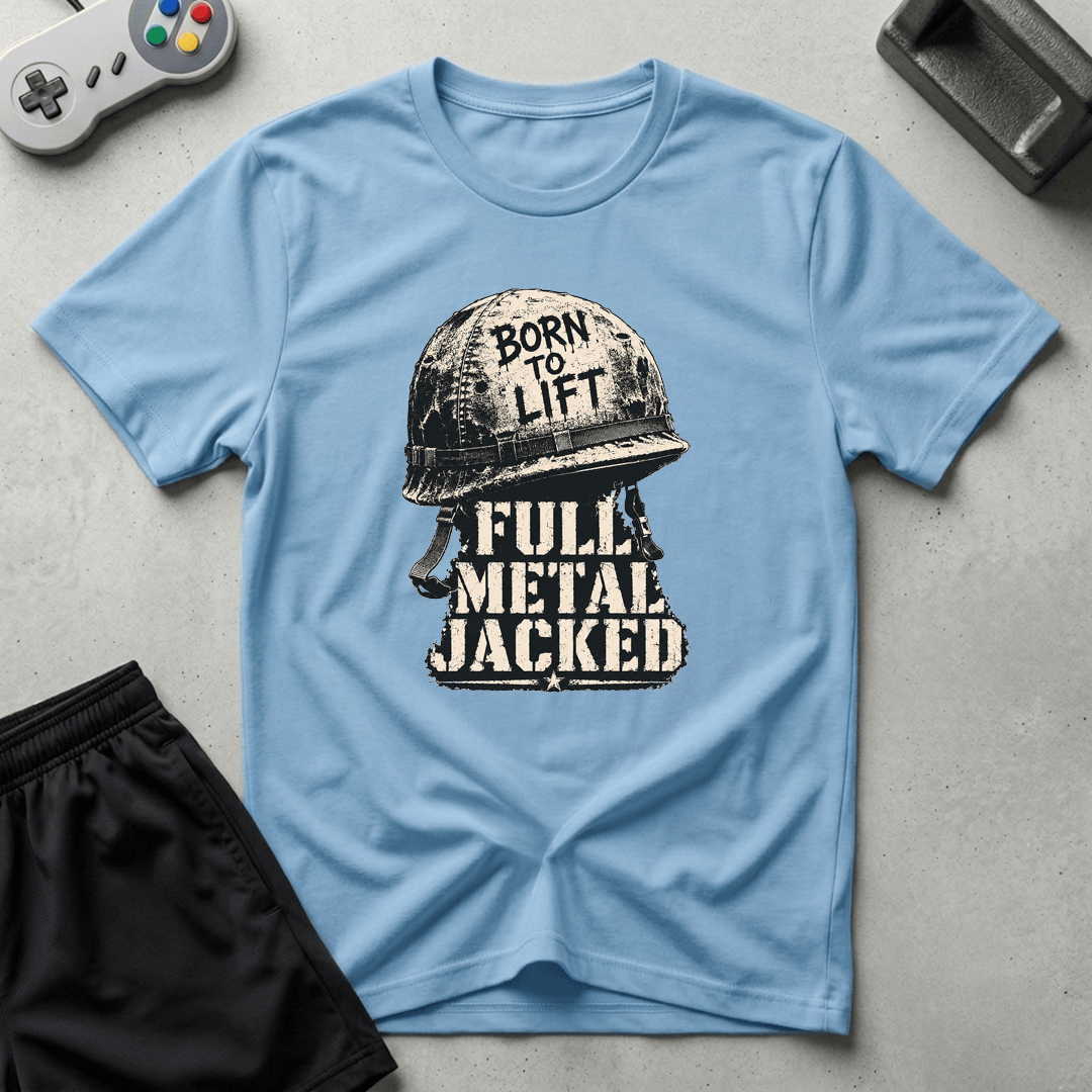 Full Metal Jacked T-Shirt - Light Blue