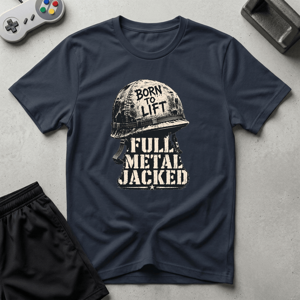 Full Metal Jacked T-Shirt - Navy