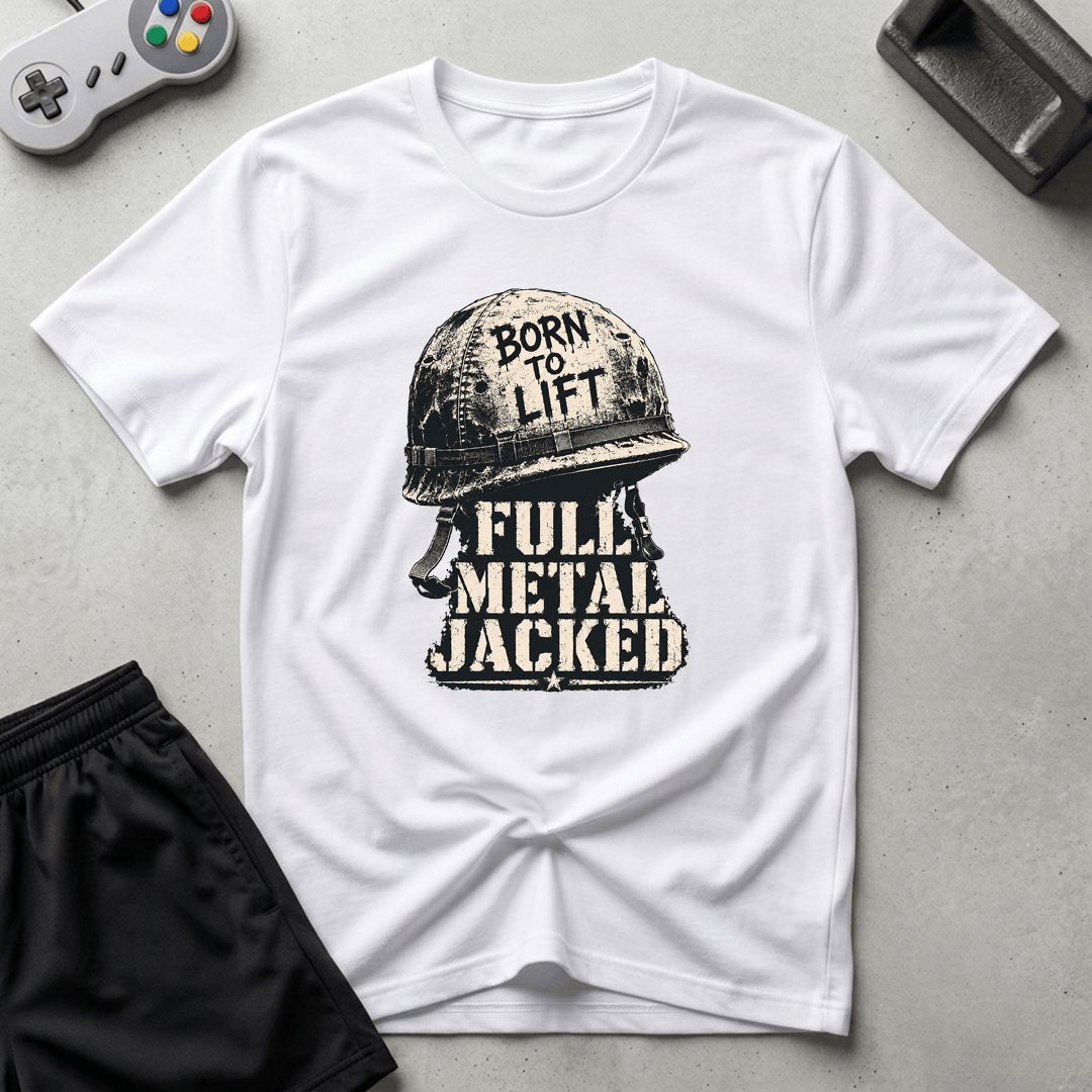 Full Metal Jacked T-Shirt - White