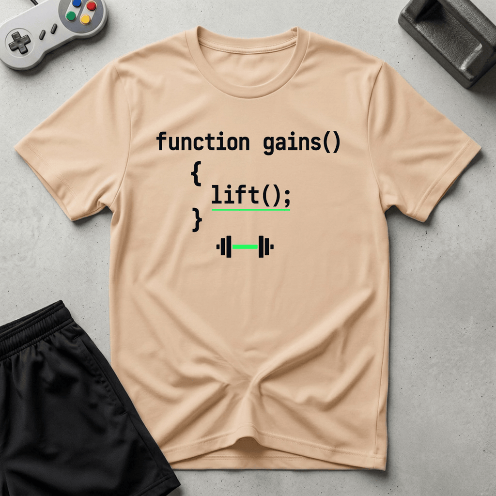 Function Gains T-Shirt - Natural