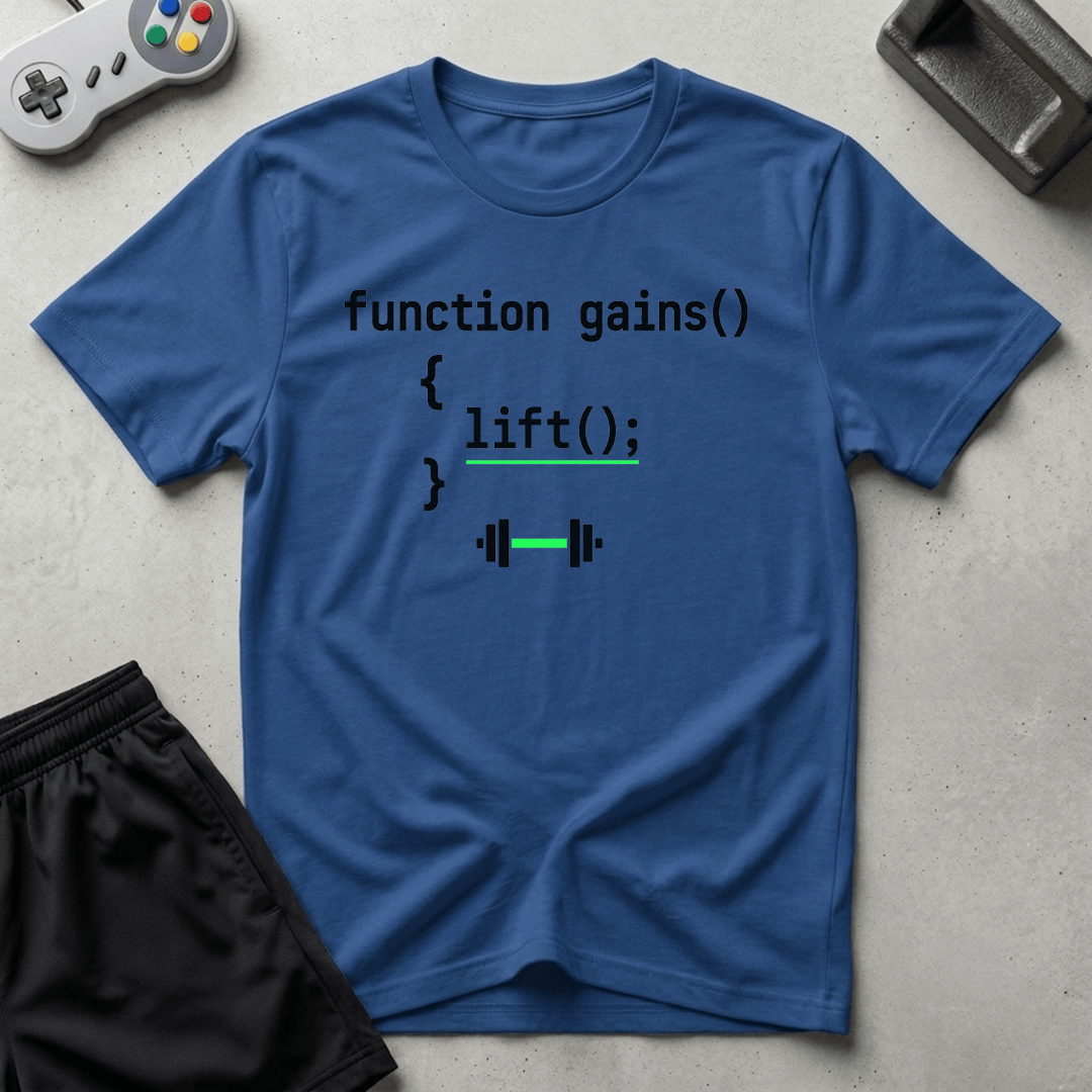 Function Gains T-Shirt - Royal