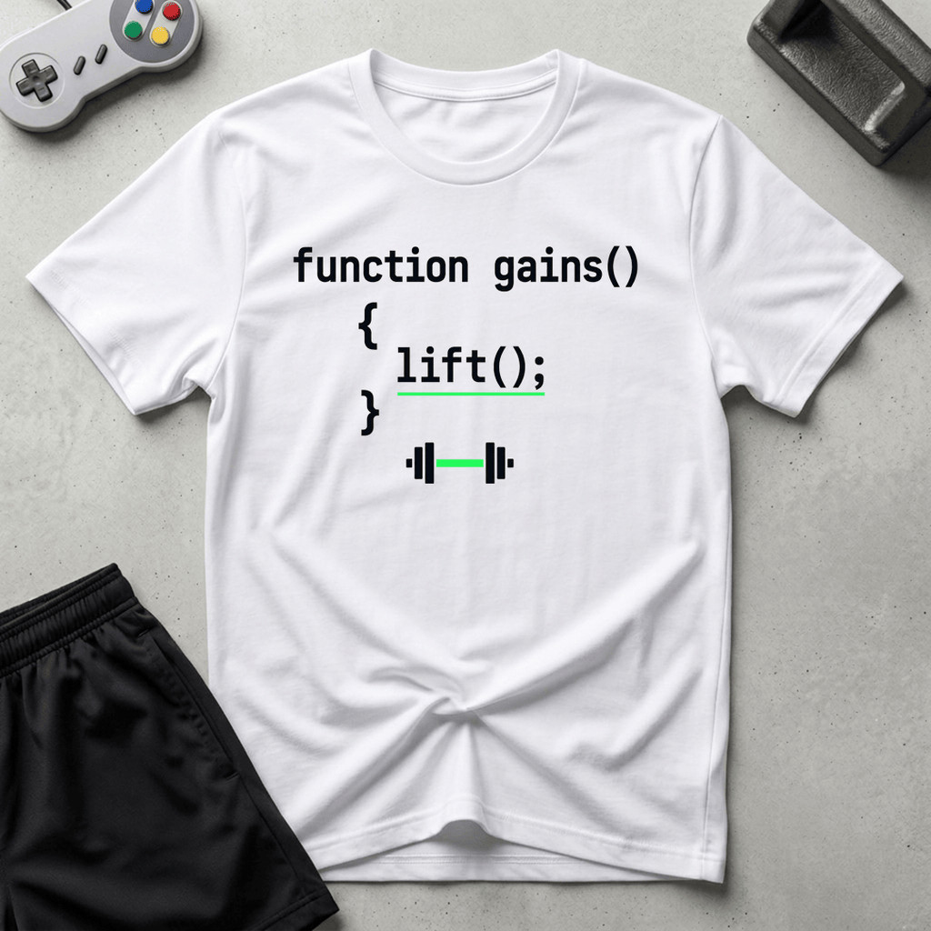 Function Gains T-Shirt - White