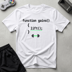 Function Gains T-Shirt - White