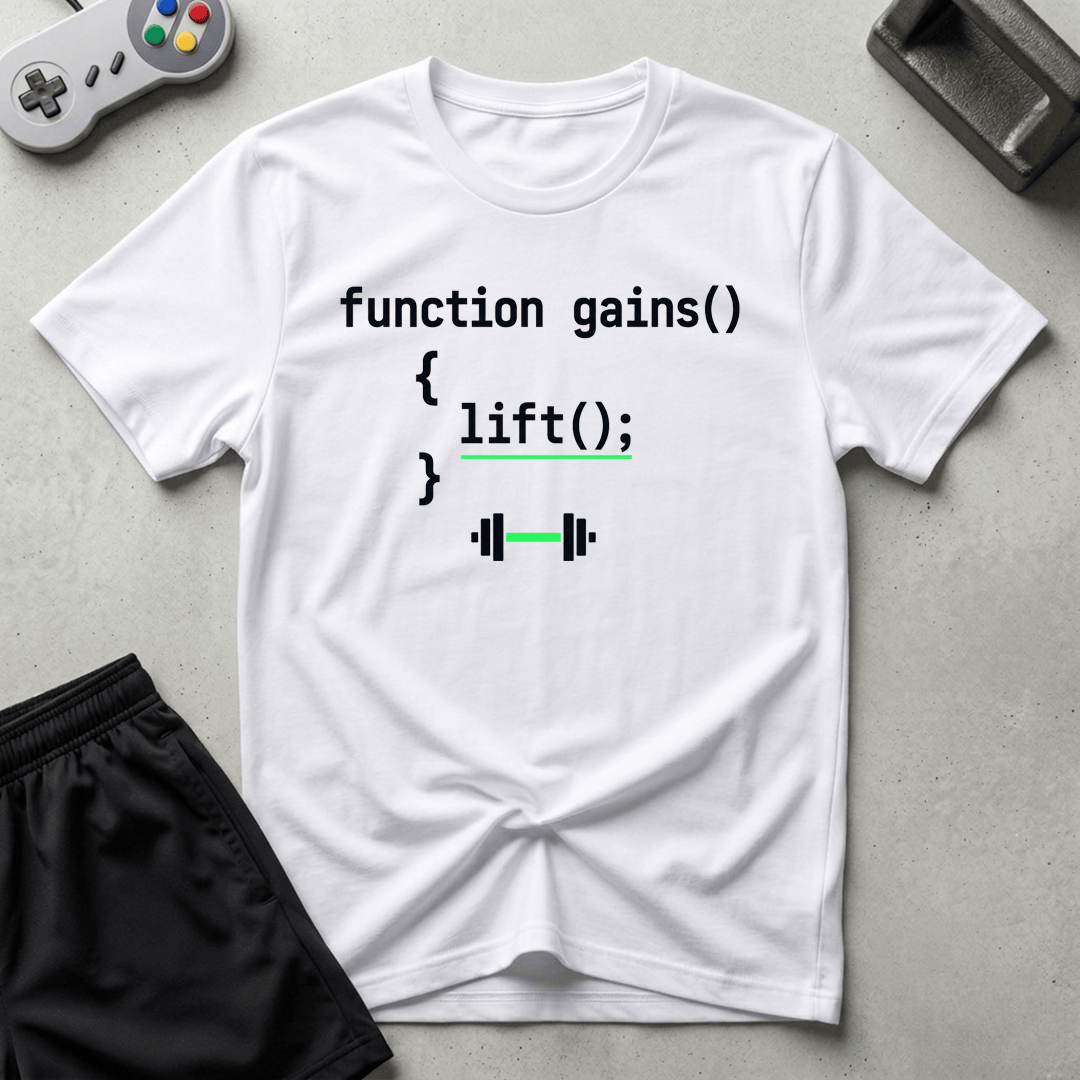 Function Gains T-Shirt - White