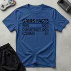 Gains Facts T-Shirt - Royal
