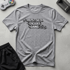 Gains Math Problem T-Shirt - Sport Grey