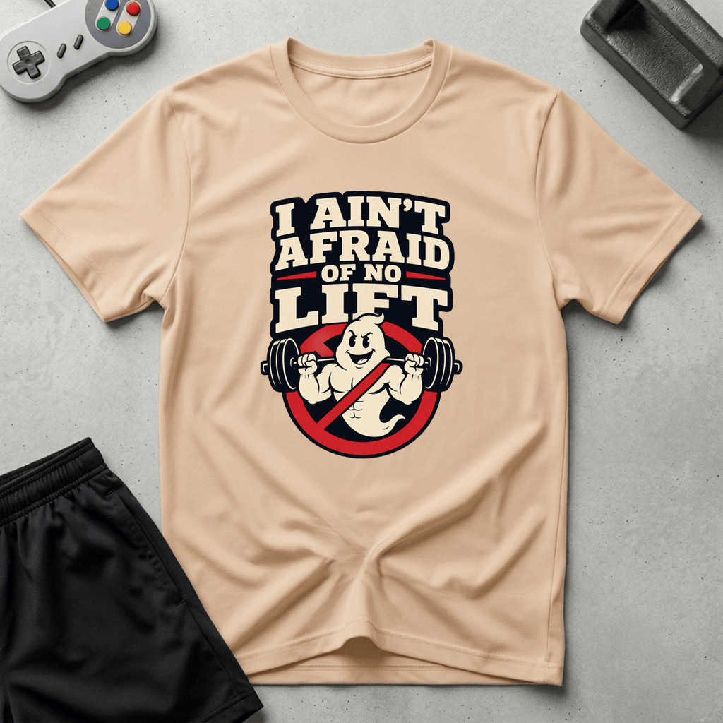 Ghost Gym Parody T-Shirt - Natural
