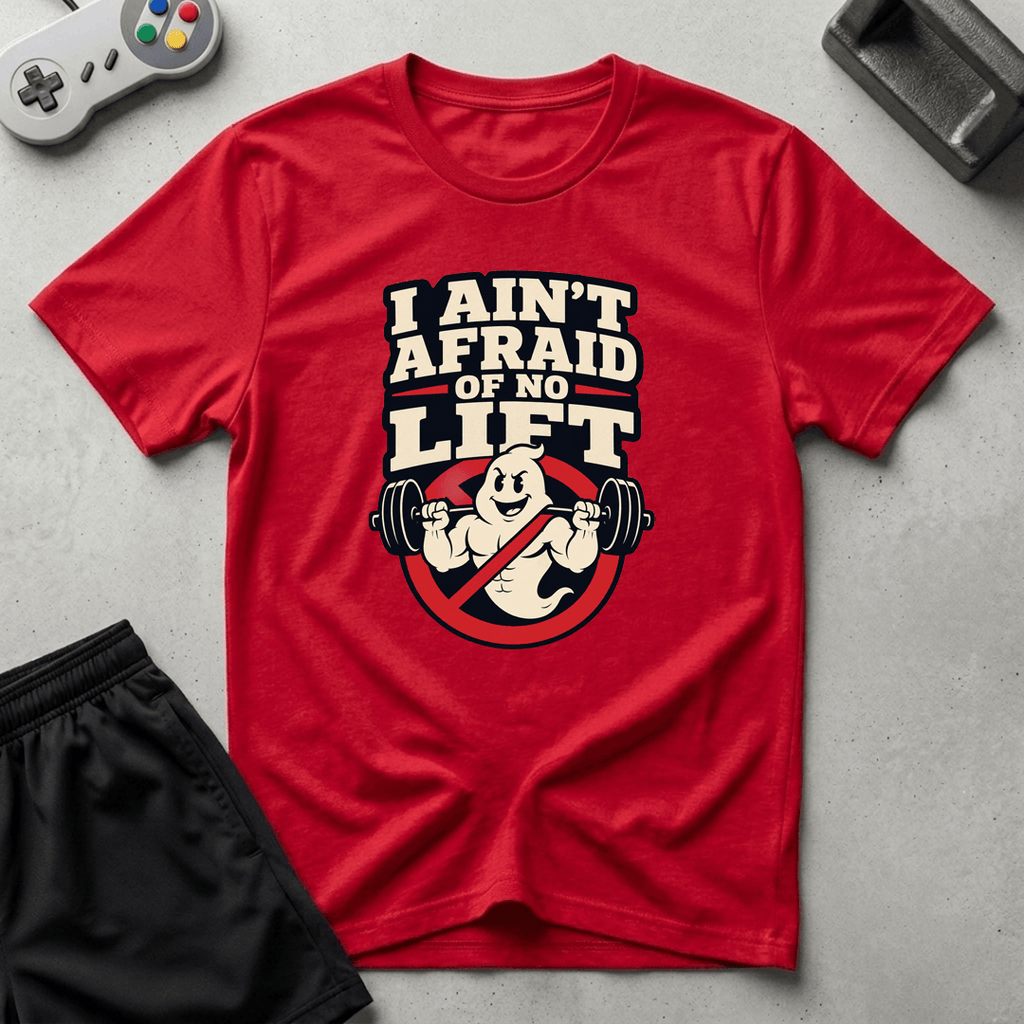 Ghost Gym Parody T-Shirt - Red