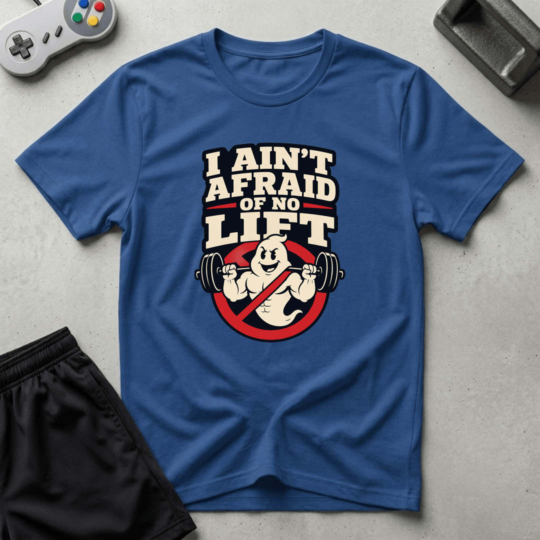 Ghost Gym Parody T-Shirt - Royal