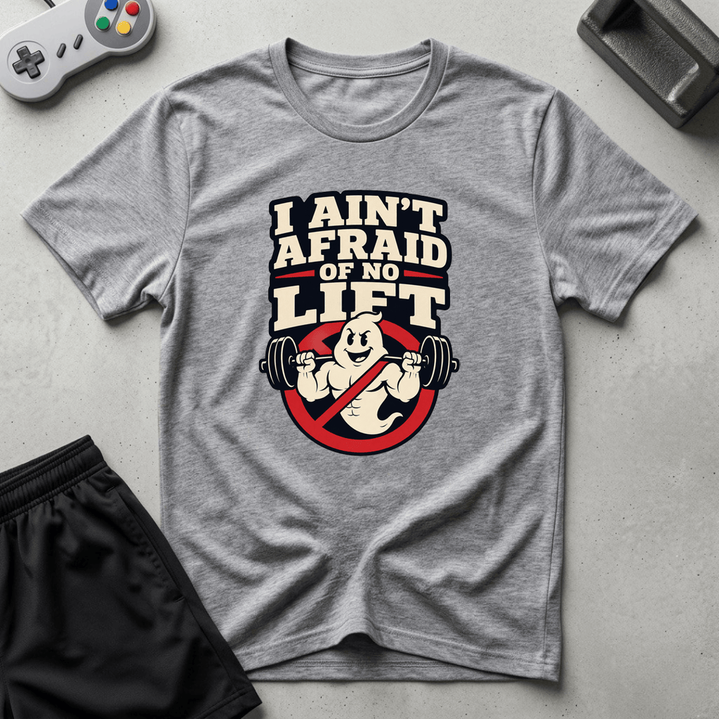 Ghost Gym Parody T-Shirt - Sport Grey