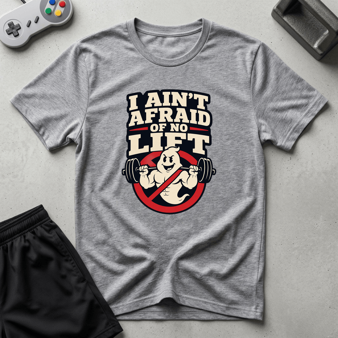 Ghost Gym Parody T-Shirt - Sport Grey