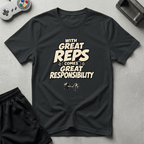 Great Reps Great Responsibility T-Shirt - Black