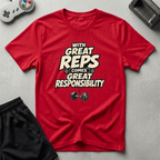 Great Reps Great Responsibility T-Shirt - Red