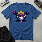 Greek Bust Synthwave T-Shirt - Royal
