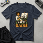 Happy Little Gains T-Shirt - Navy