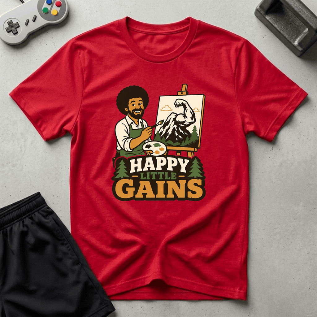 Happy Little Gains T-Shirt - Red