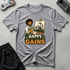 Happy Little Gains T-Shirt - Sport Grey