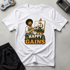 Happy Little Gains T-Shirt - White