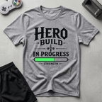 RPG Strength Build T-Shirt - Sport Grey