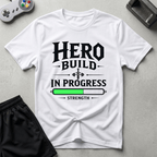 RPG Strength Build T-Shirt - White
