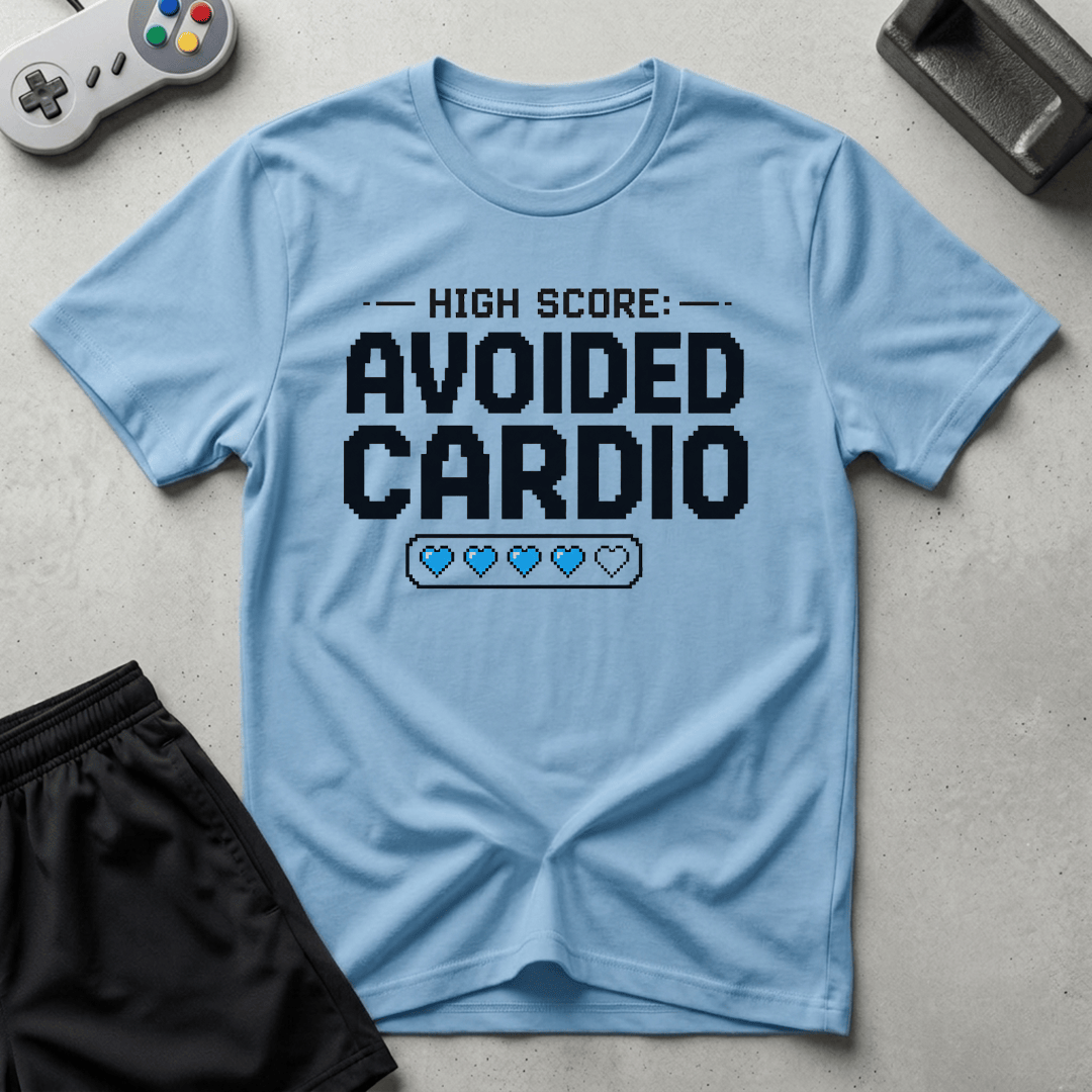 Cardio Dodge T-Shirt - Light Blue