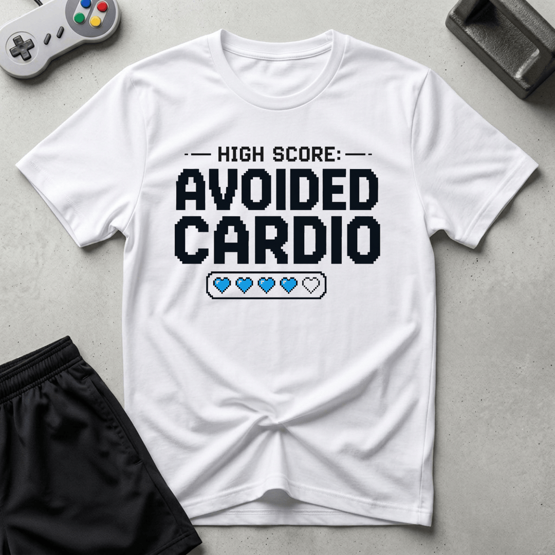 Cardio Dodge T-Shirt - White
