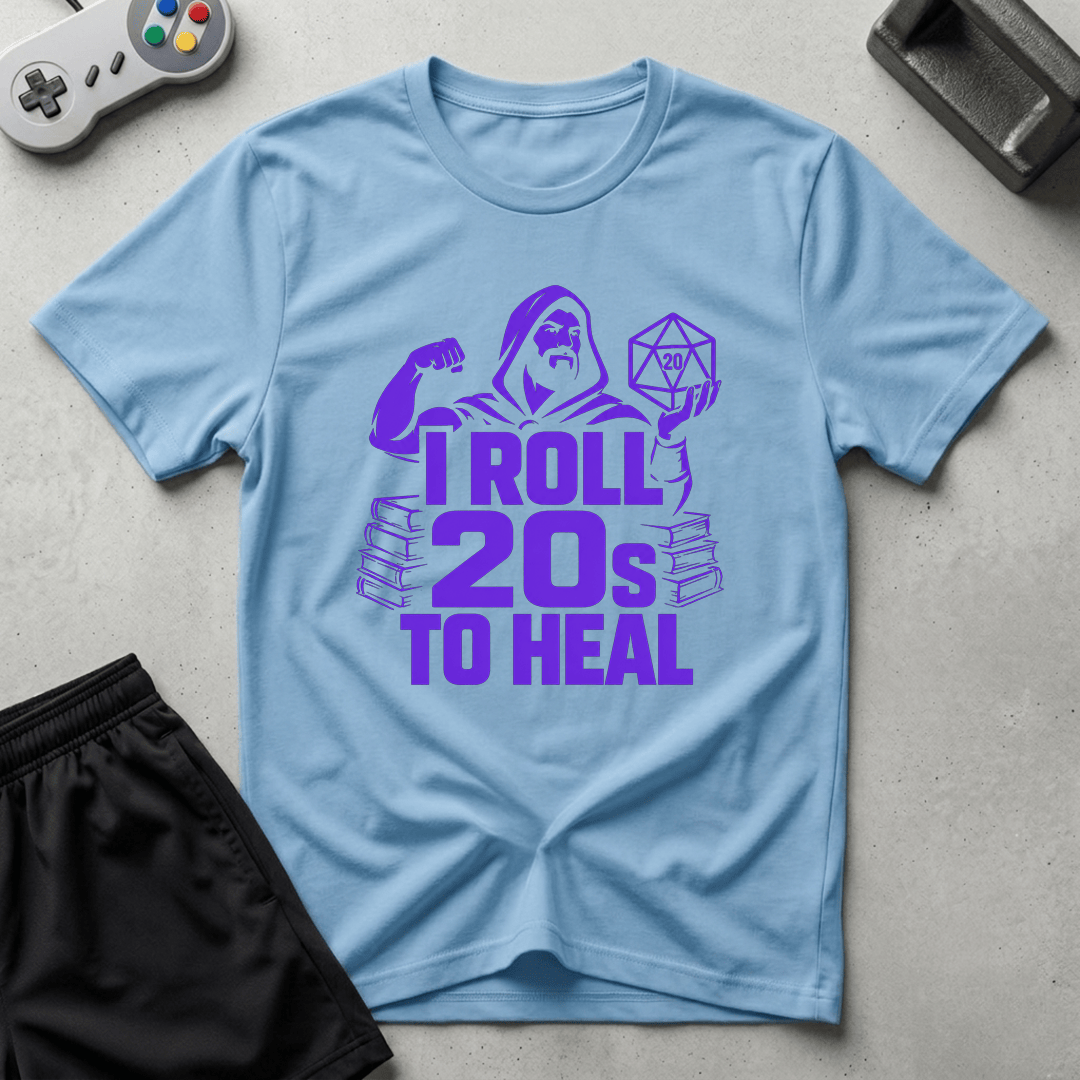 Critical Healing T-Shirt - Light Blue