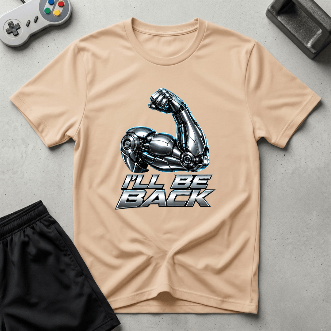 I'll Be Back T-Shirt - Natural