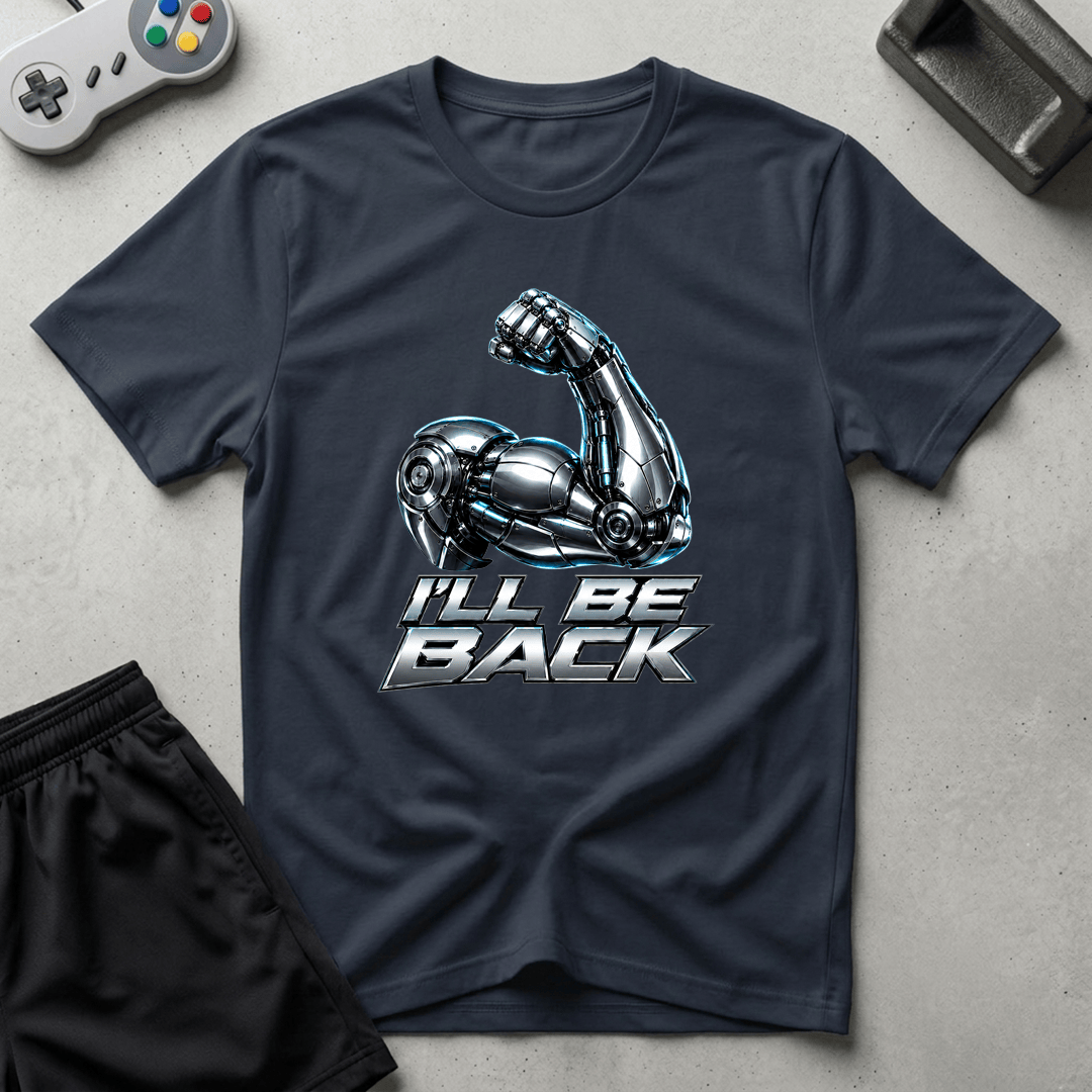 I'll Be Back T-Shirt - Navy