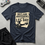 Independence from Leg Day T-Shirt - Navy