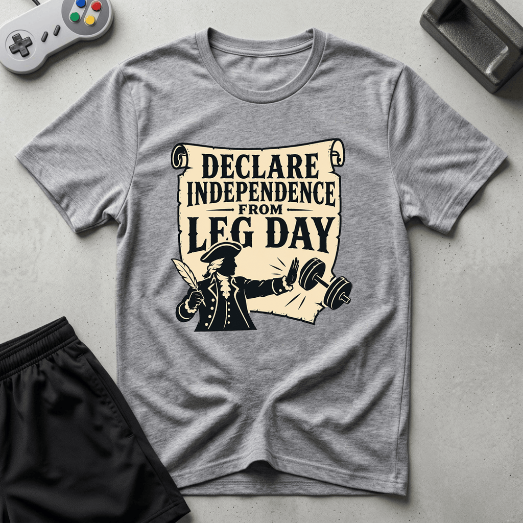 Independence from Leg Day T-Shirt - Sport Grey
