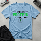 Protein Arcade T-Shirt - Light Blue
