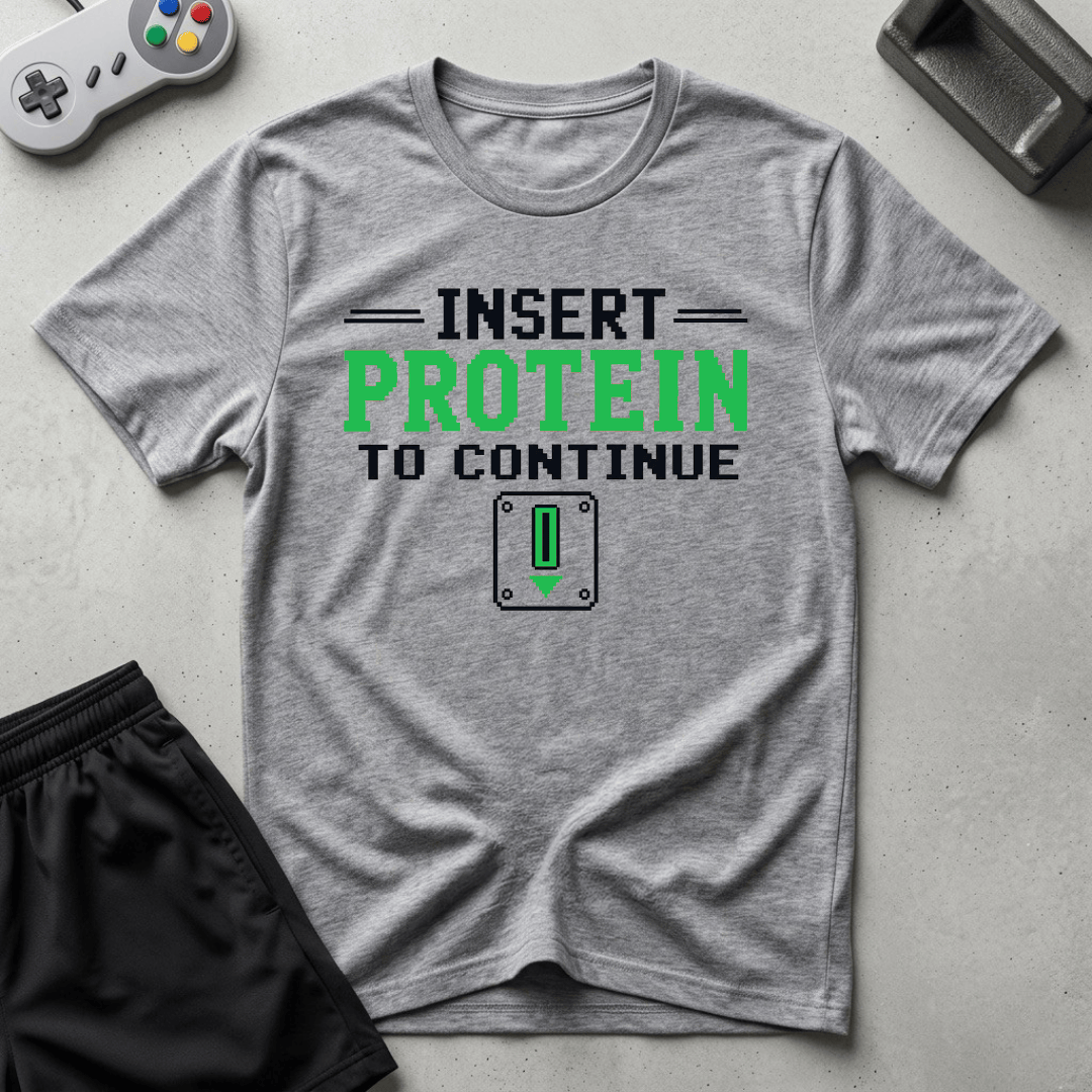 Protein Arcade T-Shirt - Sport Grey