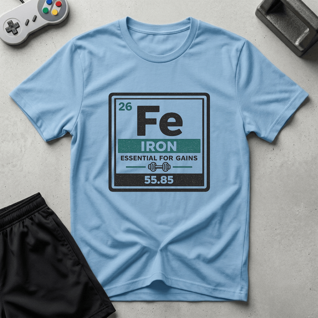 Iron Element T-Shirt - Light Blue