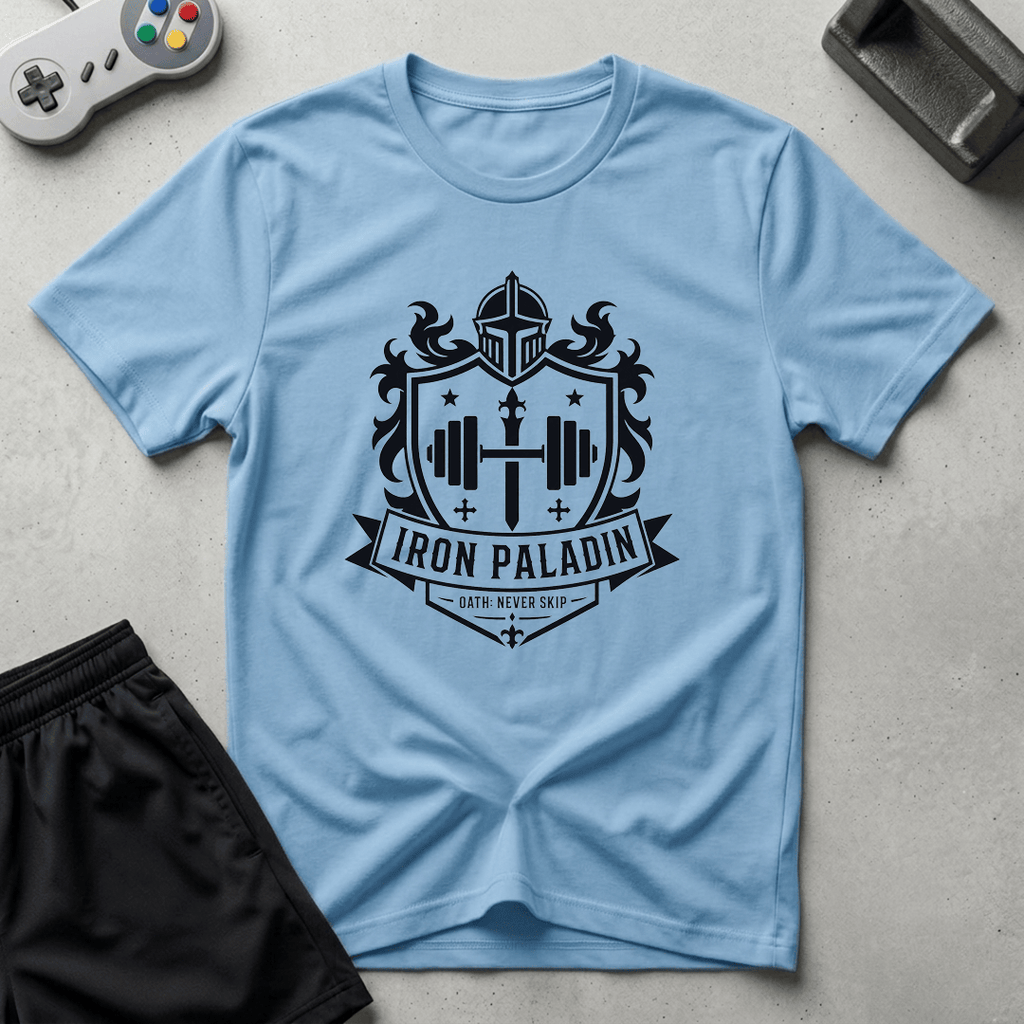 Iron Paladin T-Shirt - Light Blue