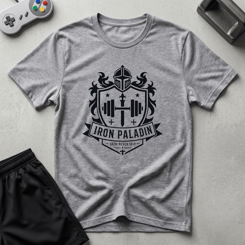 Iron Paladin T-Shirt - Sport Grey